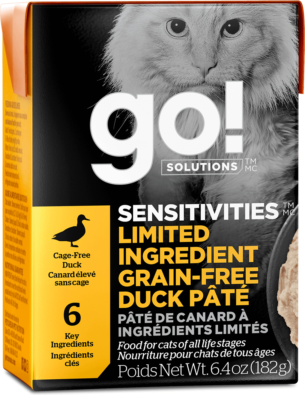 GO! Solutions Sensitivities Limited Ingredient Grain-Free Duck Pâté